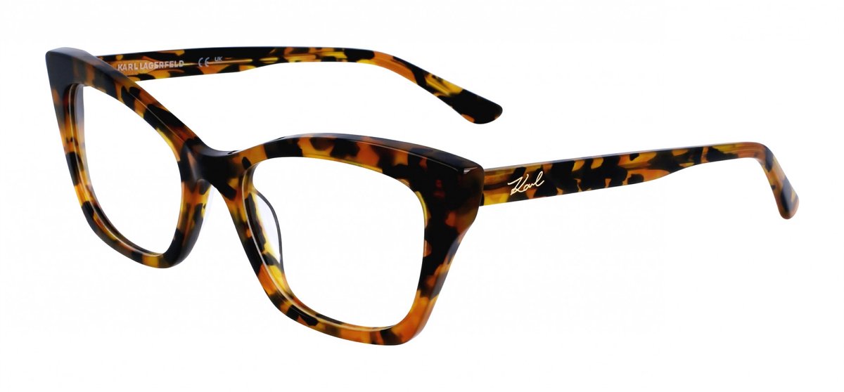 Karl Lagerfeld KL6134 Striped tobacco 52/19/140 WOMAN Brilmonturen