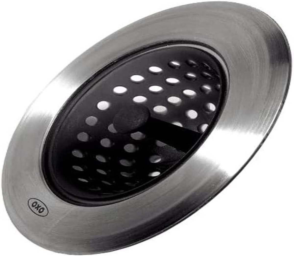 Gootsteen Zeef - Keuken Afvoer - Vuil Vangen - Siliconen Rand - 9 cm - Zilver