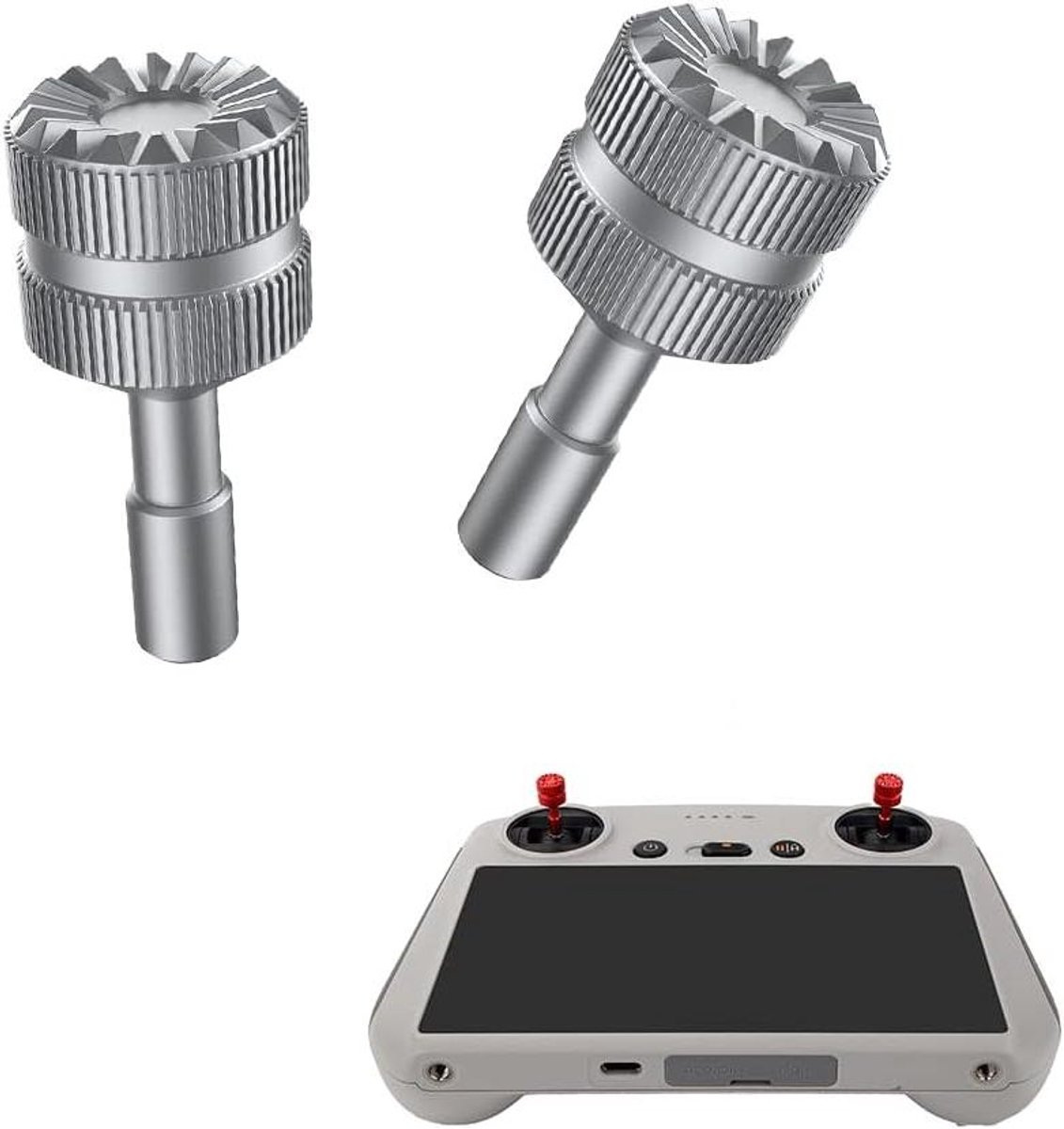 Controller Joysticks - Afstandsbediening Sticks - Precisie Besturing - Aluminium Legering - 2 gram - Titanium