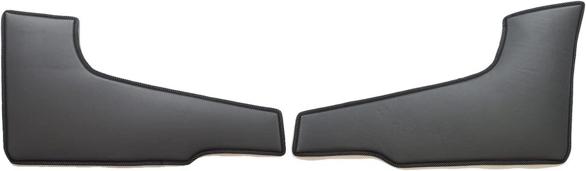Autobekleding Deuren - Portierhoezen Set - Interieur Beschermen - Slijtvast Kunstleer - 10 mm Schuim - Grafiet
