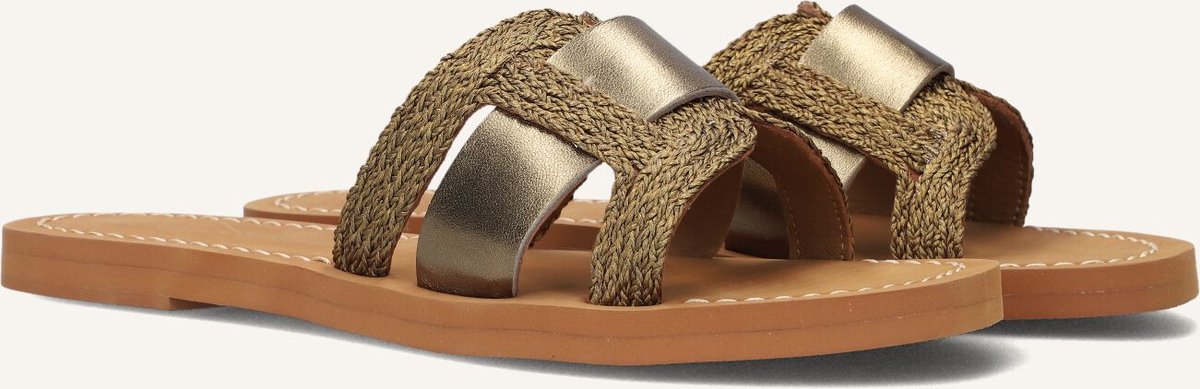 LINA LOCCHI Met Koord Slipper Slippers - Dames - Groen - Maat 39