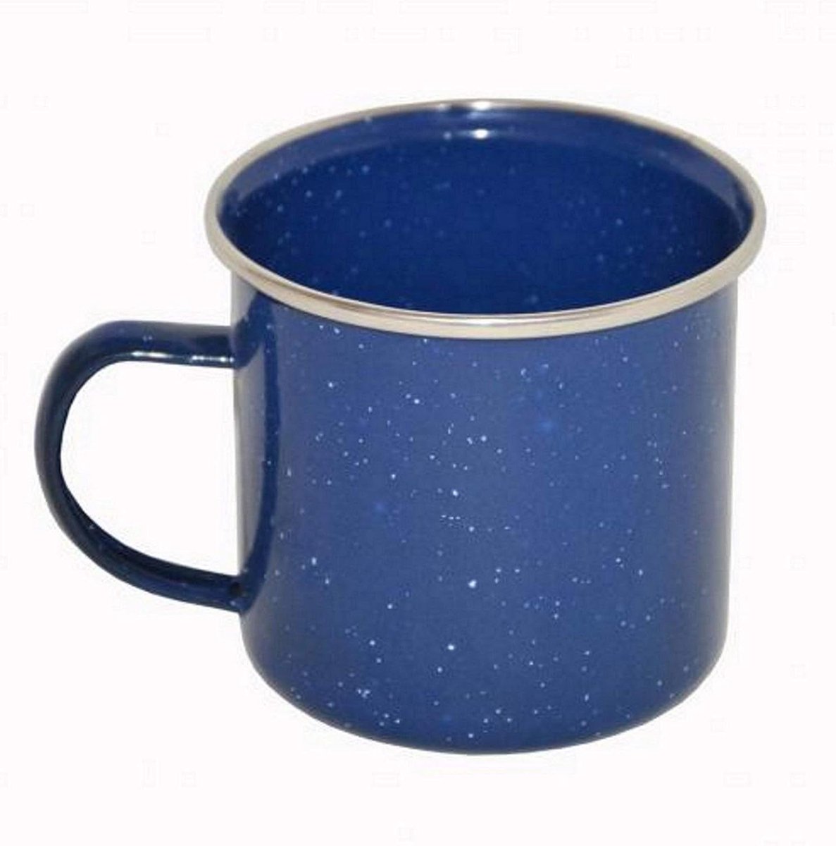 Kopje Glazuur - Emaille Mok - Koffie Drinken - Levensmiddelen Gecertificeerd - 350 ml - Blauw