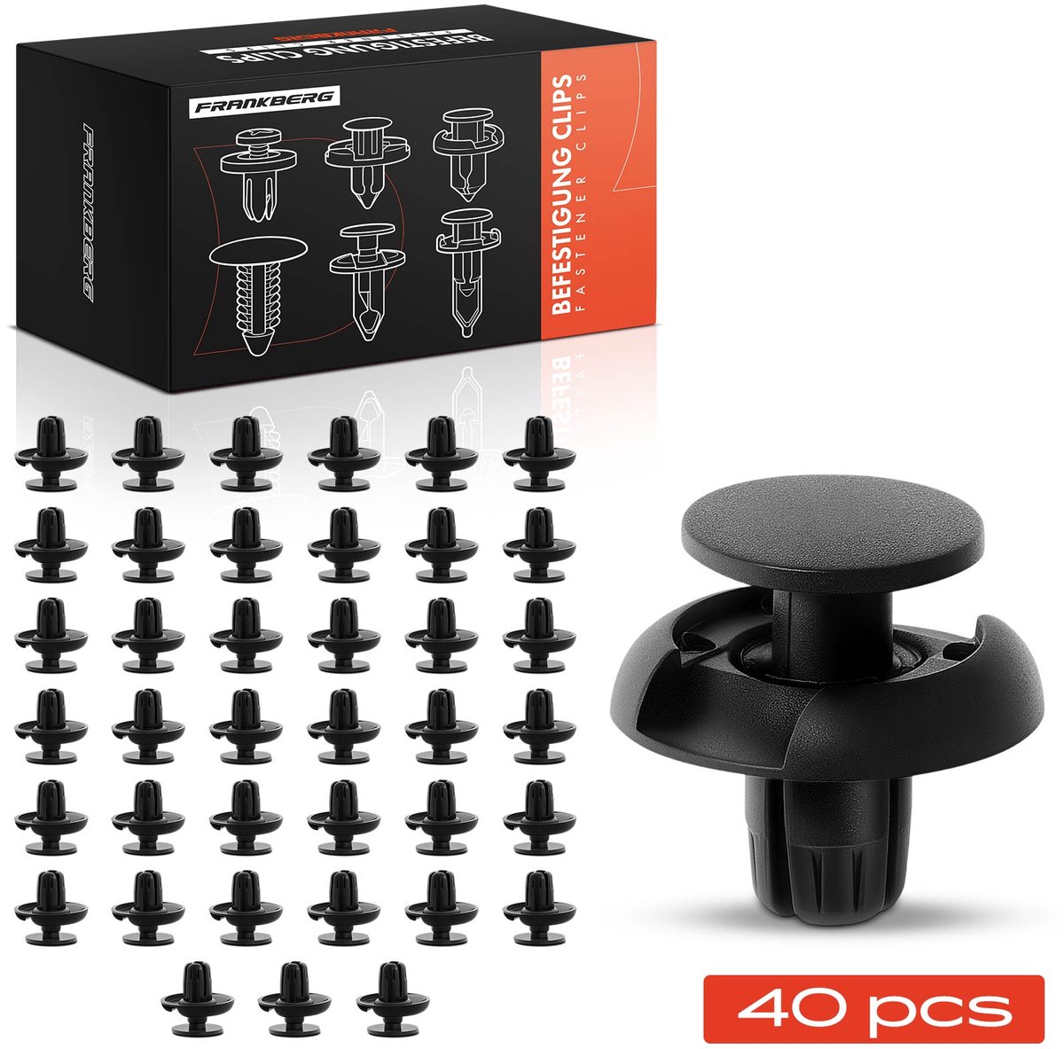 Frankberg 40x Bevestigingsclips Bumper voor Honda