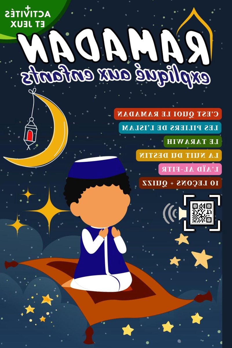Ramadan Activiteitenboek - Islam voor kinderen - Kinderen leren - Met spelletjes - 33 pagina's - Kleurrijk