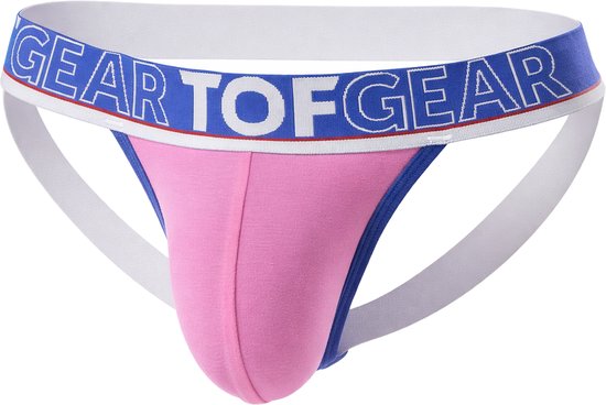 TOF Paris Champion Jockstrap Pink - MAAT M - Heren Ondergoed - Jockstrap voor Man - Mannen Jock
