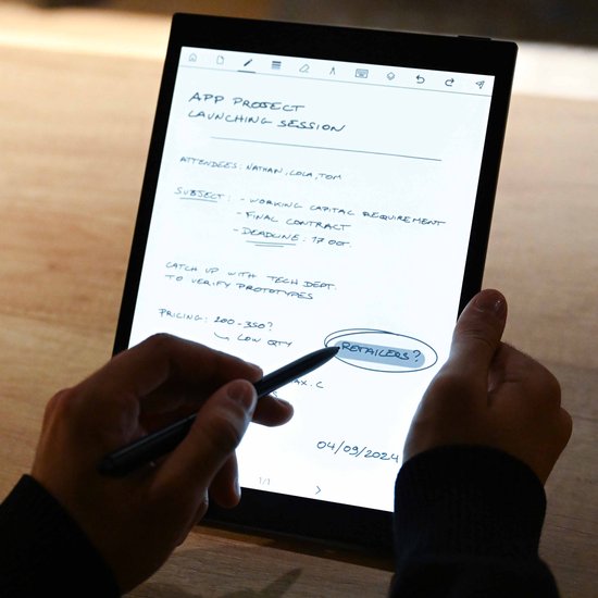 Digitaal notitieboek Paperslate Pro 64 GB Zwart Achtergrondverlichting Waterbestendig van Merkloos — afbeelding 5