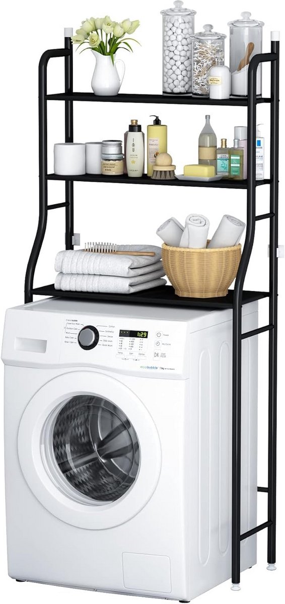 Wasmachine Ombouw - Opbouwmeubel - Kast Wasdroger - Meubel - opgeruimd