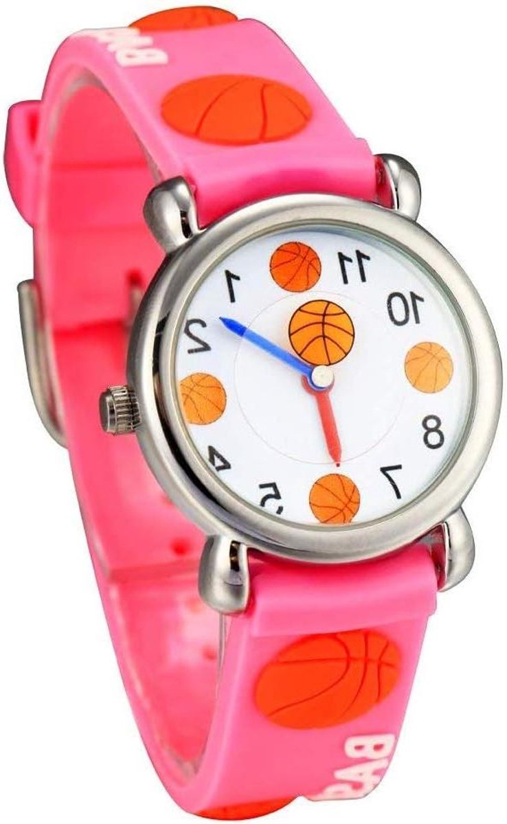 Kinder Horloge - Polsbandje Quartz - Dagelijks Gebruik - Leuk Cartoon Design - 8.1 cm Lengte - Meerdere Kleuren