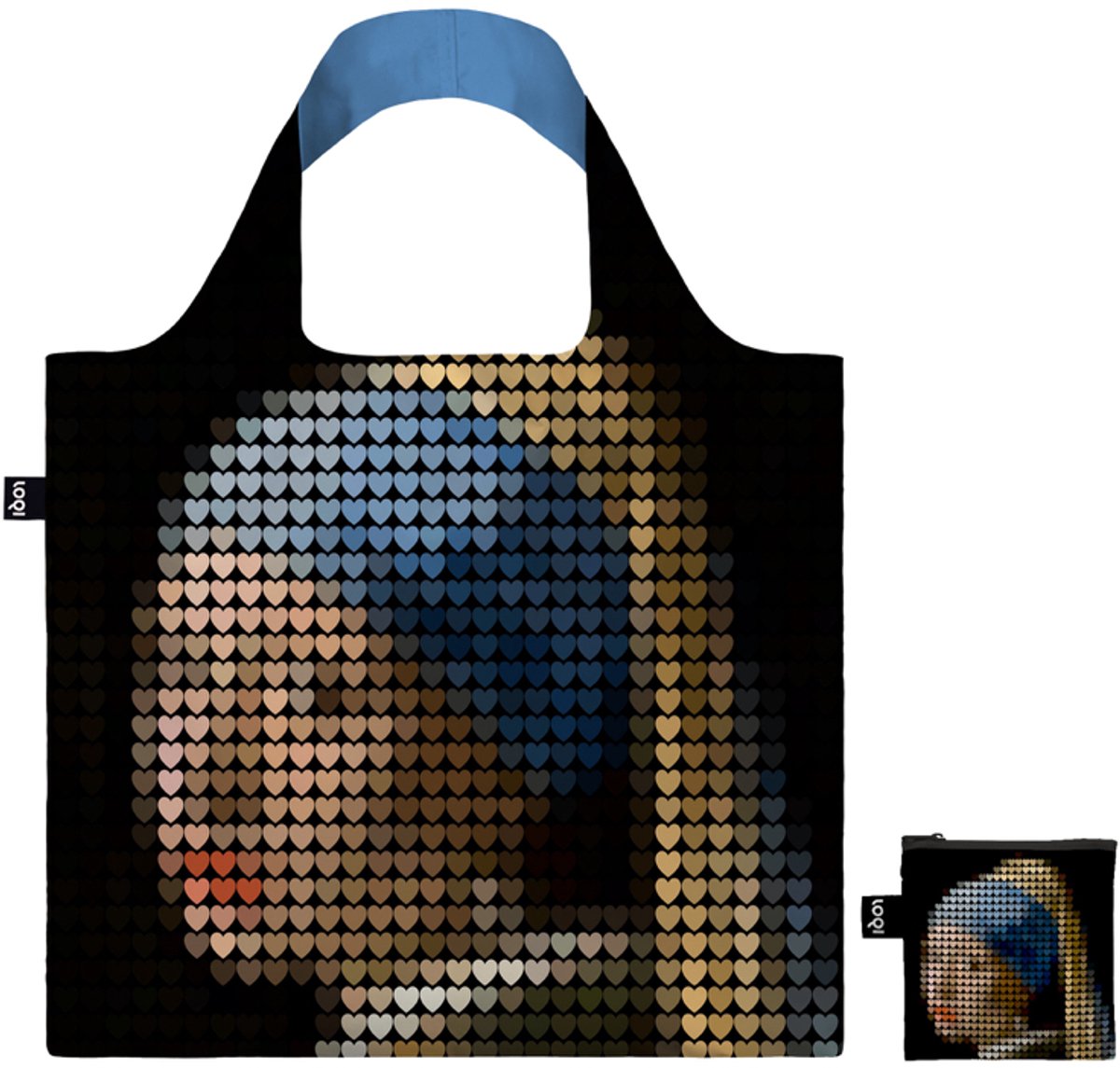 LOQI Shopper - Johannes Vermeer Meisje met de parel - Pix & Love - Gerecycled materiaal