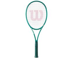 Wilson Blade 98 16x19 V10.0 - tennisracket - grip 2 - senior - groen - incl. bespanning