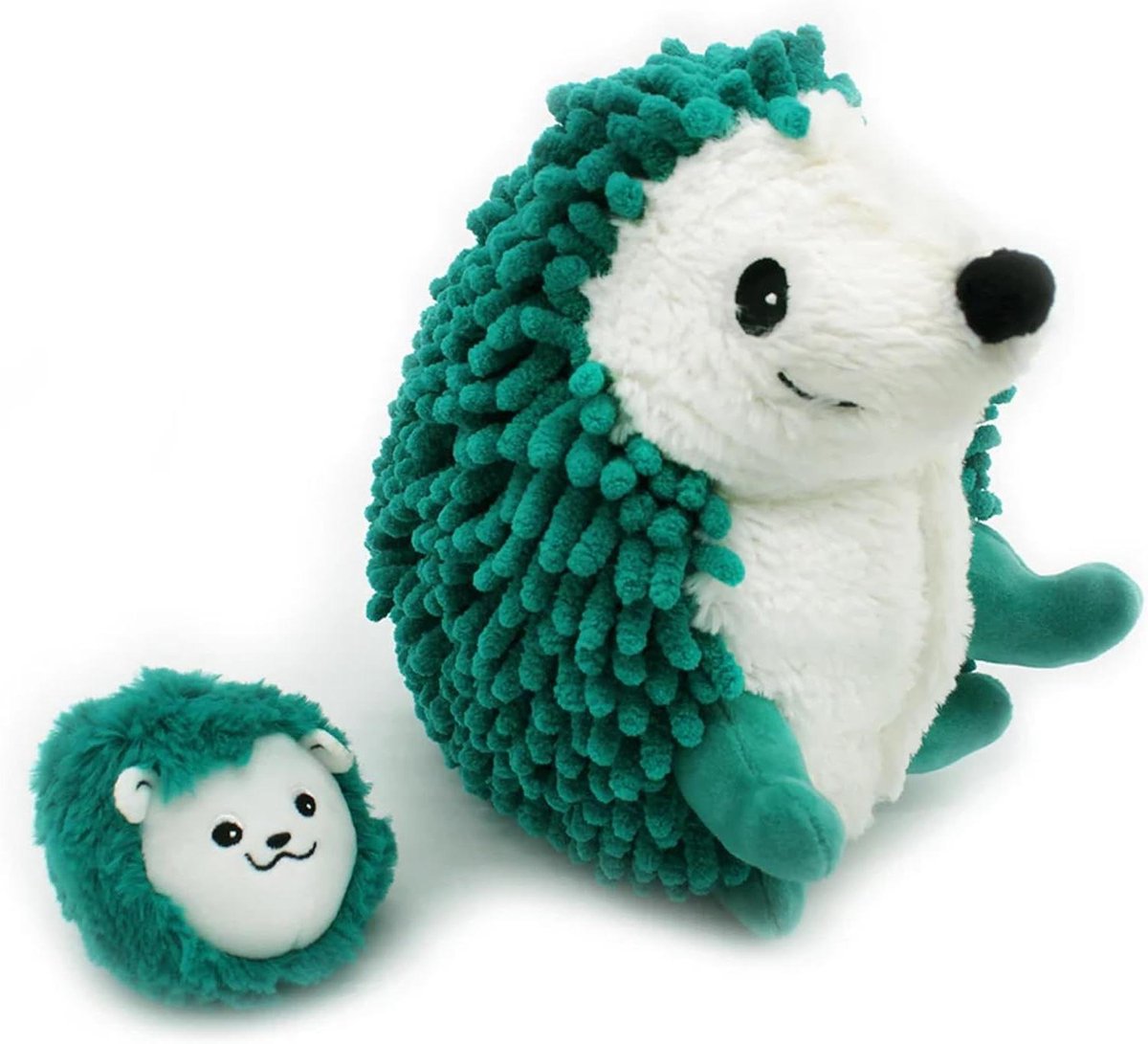 Pluche Dier - Knuffel Baby - Verhalen Creëren - Zachte Corduroy Stof - 21 cm - Groen