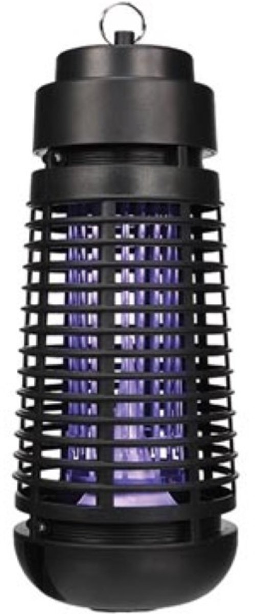 Perel Elektrische LED UV insectenverdelger, 1000V spanningsrooster, stille werking, verwijderbare opvanglade, 35 m² dekking, compact en krachtig toestel voor gebruik binnenshuis
