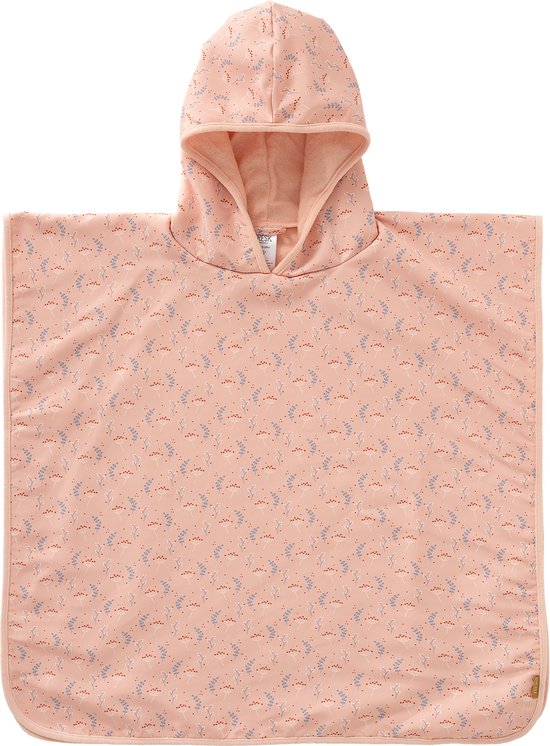 Fresk UV badponcho one size - Badcape met Capuchon - Sneldrogend Strandlaken - Meisjes - Roze - Mimosa van Fresk — afbeelding 3