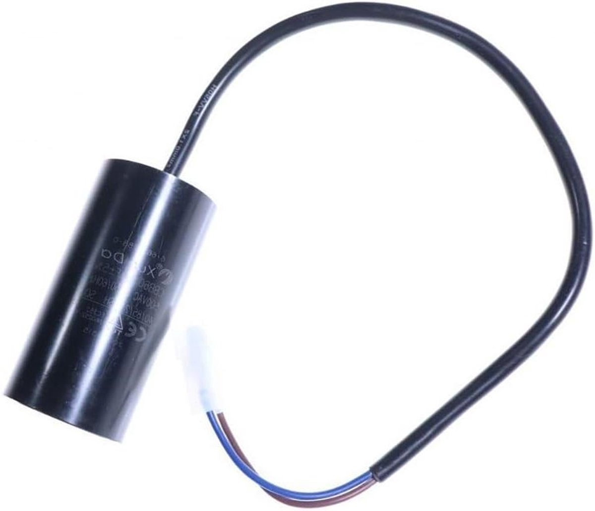 Condensator met kabel - Onderdeel - Hogedrukreiniger Reparatie - Specifiek Model - 40 F - Zwart