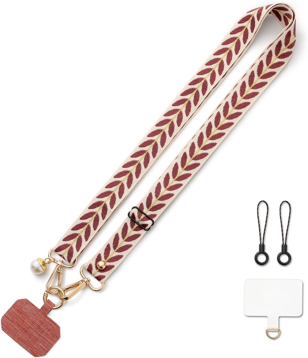 Verstelbare Telefoon Lanyard met Nekkoord - Ideaal voor Smartphones en Accessoires