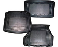 Kofferbakmat Audi A1 - Kofferbakbeschermer Laadruimtebekleding - Vervoer van spullen - Antislip laag - 3 cm hoog - Grijs