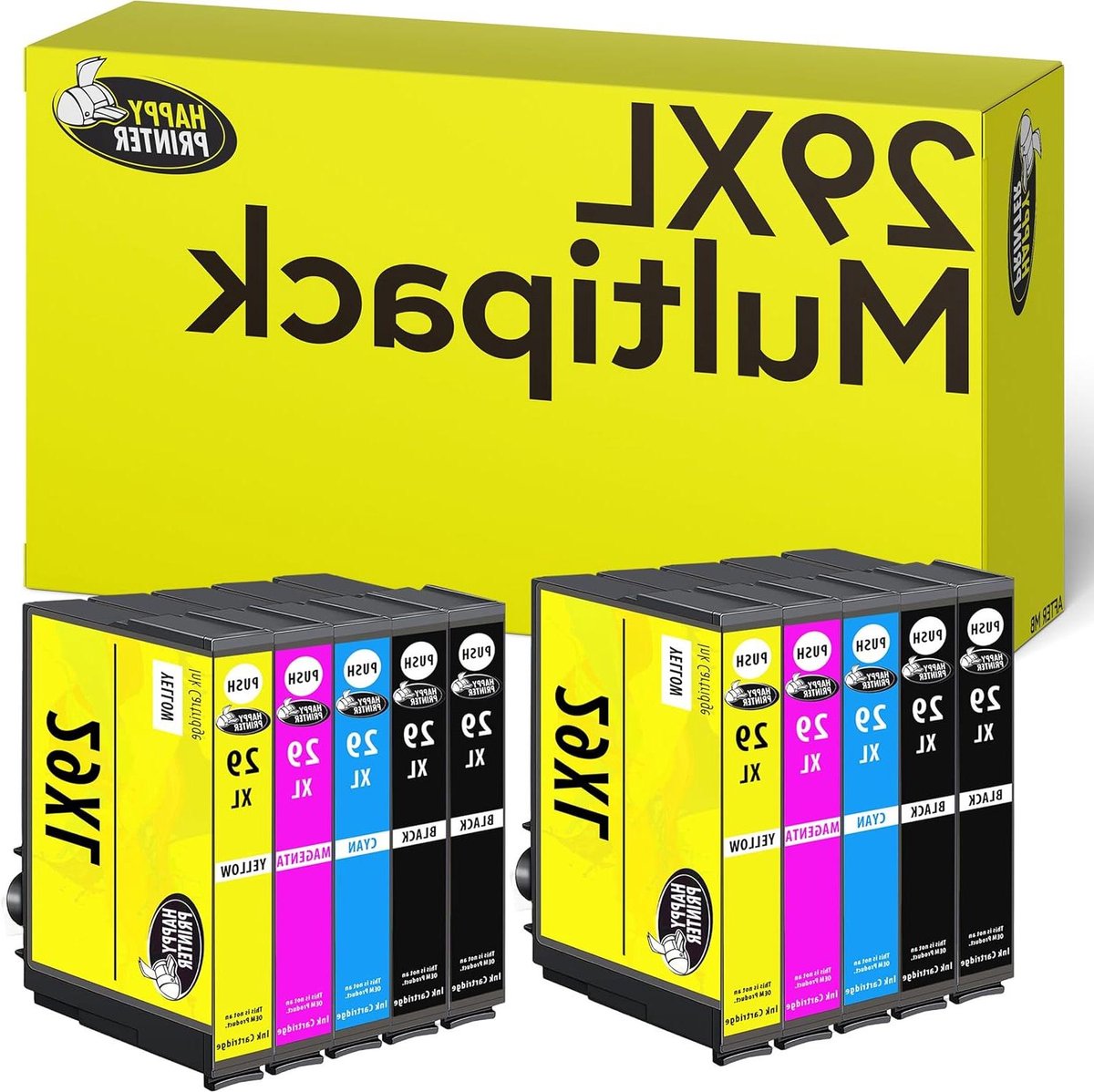 Inkjet Cartridges - Printerinkt Set - Thuisprinten - XL Multipack - 10 Stuks - Veelkleurig