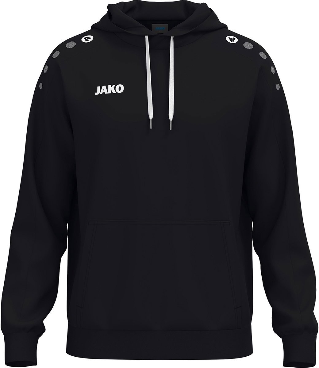 Jako One Sweater Met Kap Kinderen - Zwart | Maat: 152