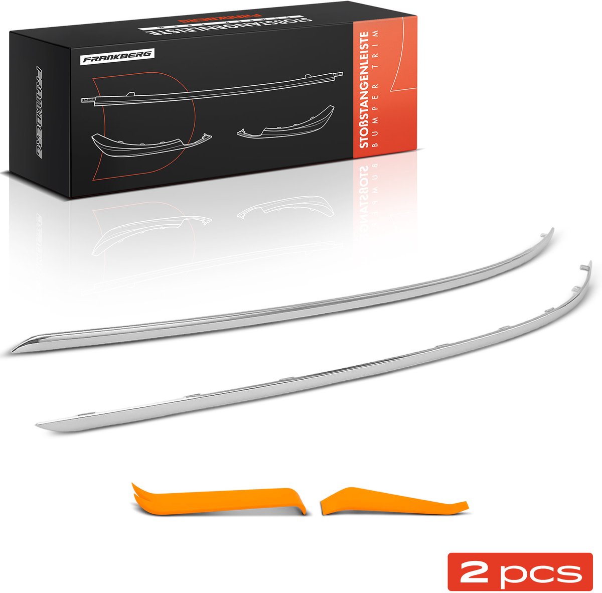 Frankberg 2x Sierstrip Bumper Achter voor Mercedes-Benz