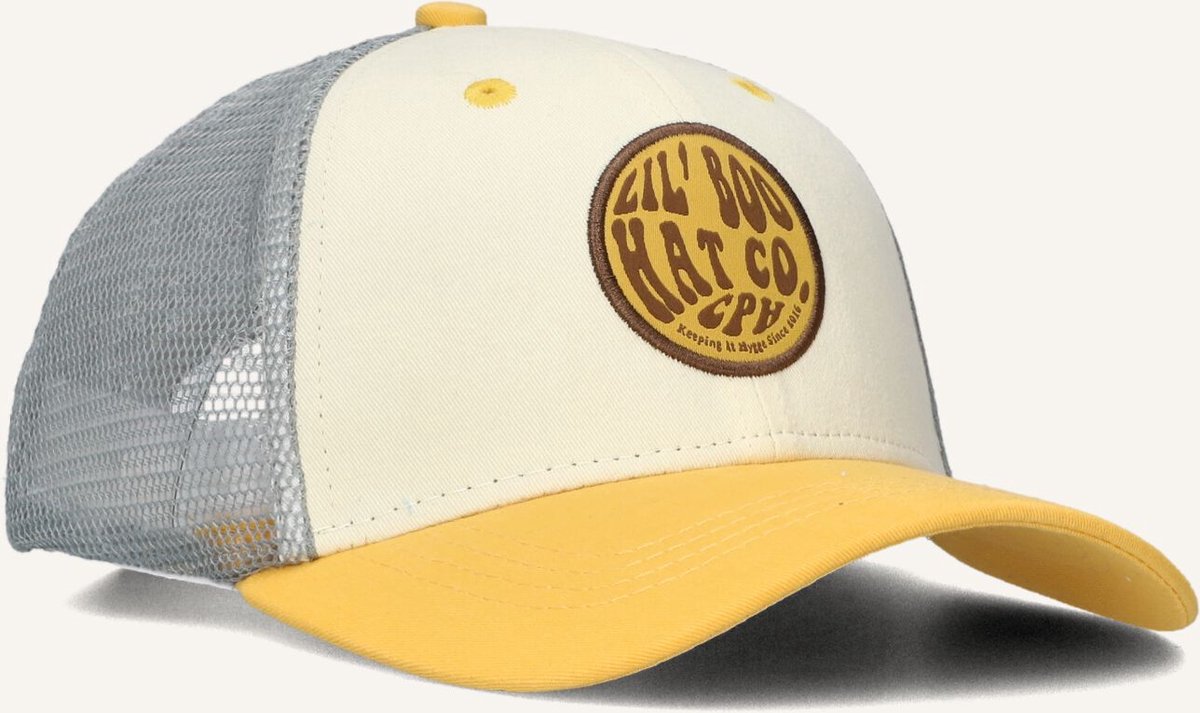 LIL'BOO Trucker Cap B Petten Jongens - Butter yellow - Maat 3/7Y - L