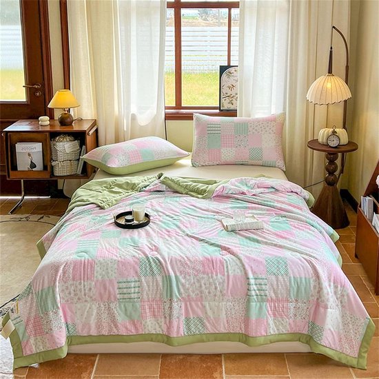 Coverless Dekbed - Zomerdekbed Sprei - Koel Slapen - Omkeerbaar Ontwerp - 180x200cm - Platteland