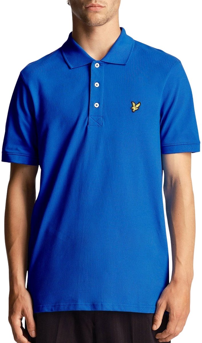 Lyle & Scott Plain Polo Heren - Maat M