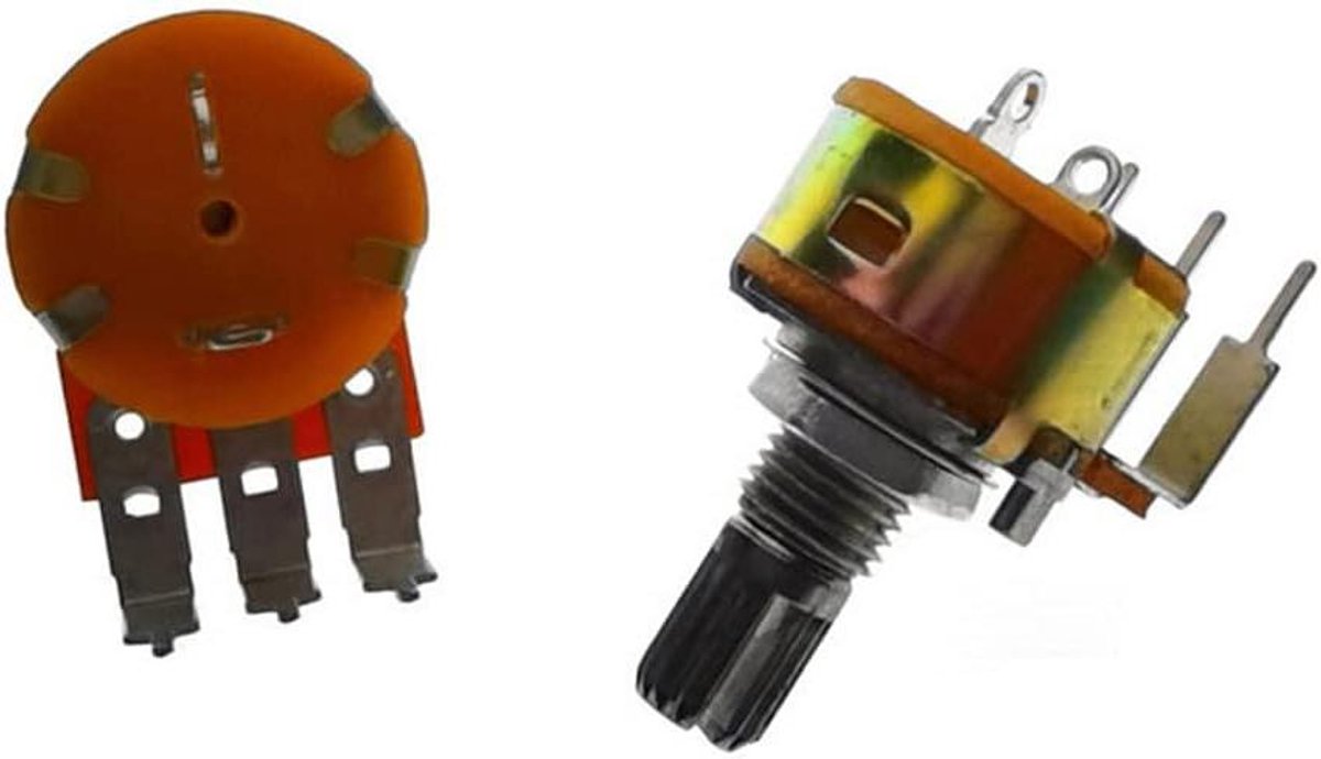 Enkele Potentiometer - Variabele Weerstand - Audio Versterker Instellen - Met Schakelaar - 15 mm - null