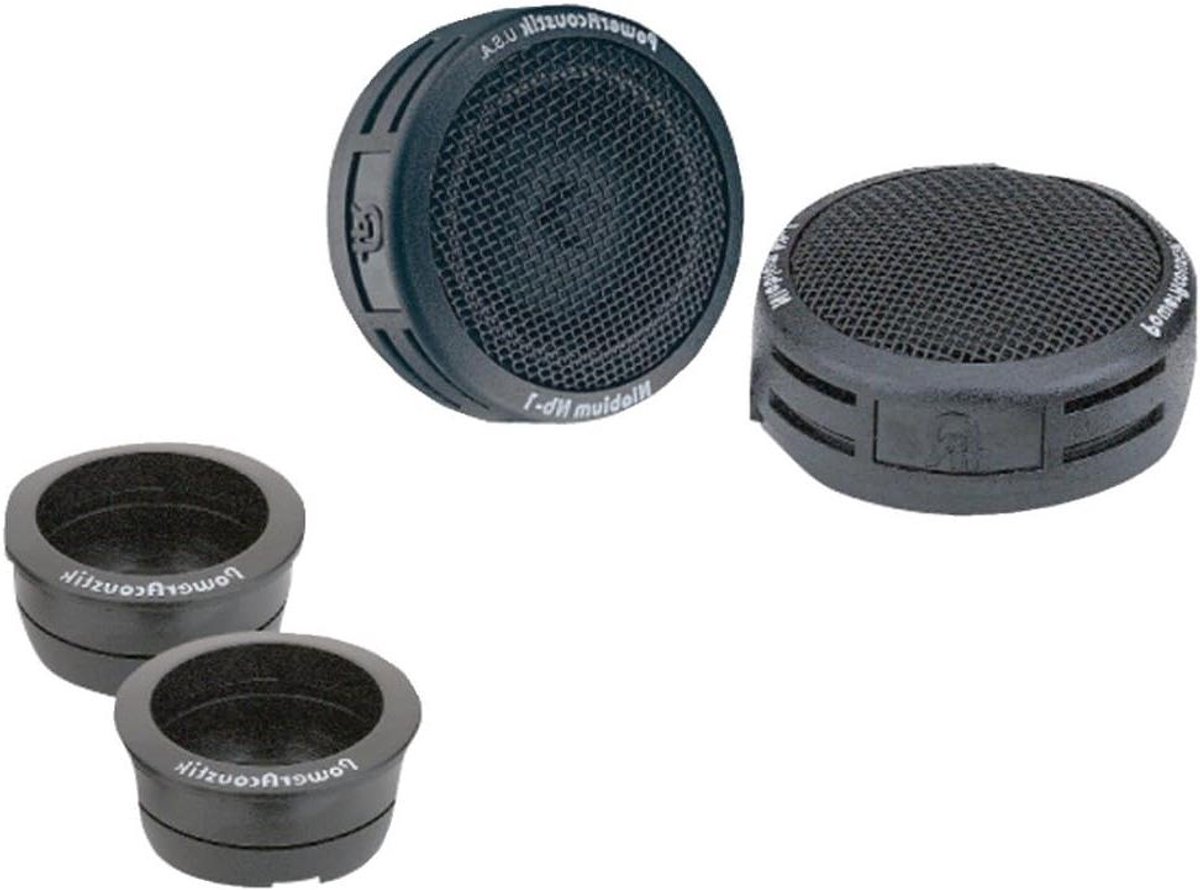 Tweeters - Luidsprekers Auto - Auto Audio Verbeteren - Niobium Magneet - 200 Watt - Zwart