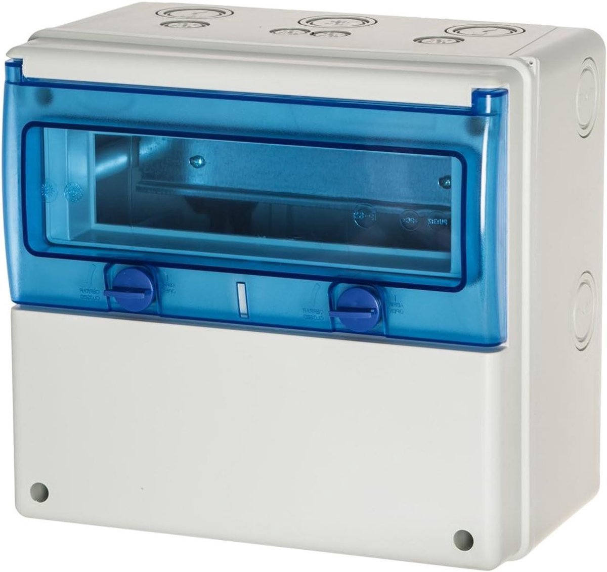Verdeelkast - Stoppenkast Groepenkast - Elektrische Installatie - IP65 IK08 Bescherming - 270x250x160 mm - Grijs