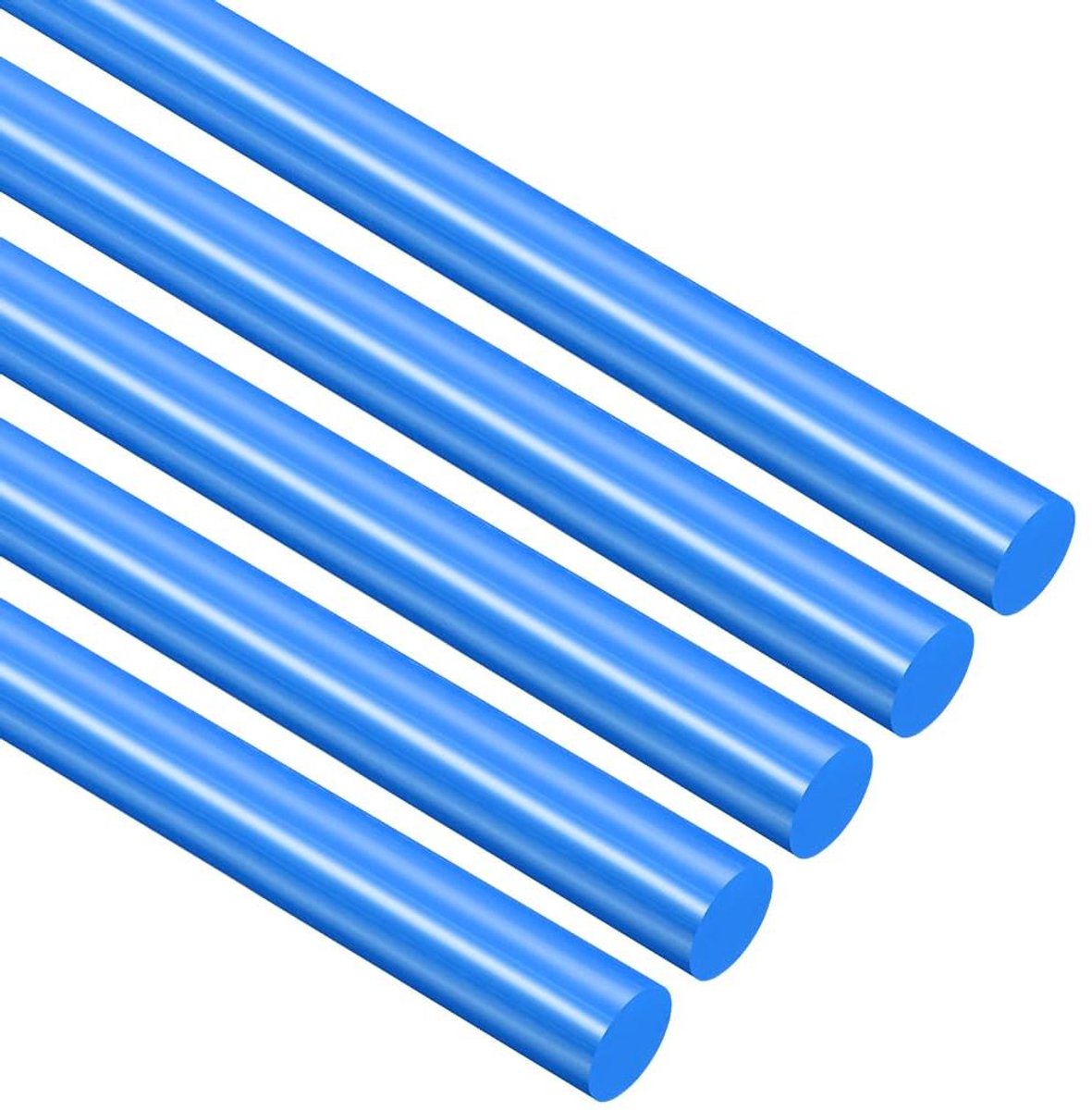 ABS Staven - Kunststof Rond Staven - Modelbouw Architectuur - Geurloos Elektrisch Isolerend - 32 x 304 mm - Blauw