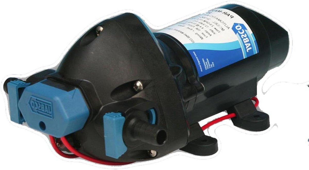 Waterdruksysteem pomp - Boosterpomp Marine - Watersport Aan boord - Zelfaanzuigend tot 2.4m - 7 liter/min - Zwart