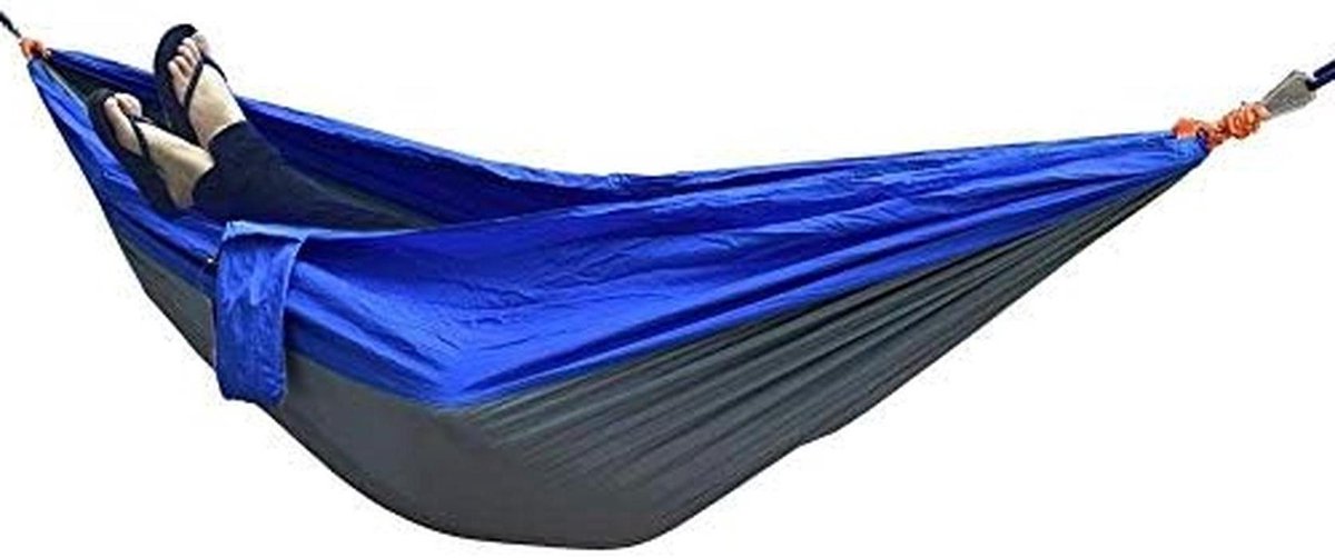 Kampeer Hangmat - Outdoor Bed - Ontspannen in de natuur - Geïntegreerde opbergzak - Voor 2 personen - Groen