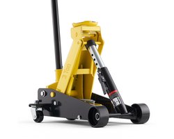 VEVOR Hydraulische Krik met een Dagelijks Hefvermogen van 3 Ton, Hydraulische Krik met een Hefhoogte van 130-500 mm, 125 mm Rubberen Steun en enkele Cilinder, Stalen Autokrik met 360° Mobiliteit voor Auto's, Suv's, Pick-Ups en Werkplaatsen.