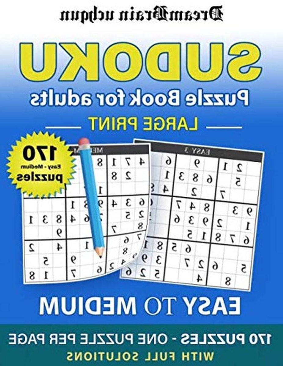 Sudoku Puzzelboek - Logica Puzzels - Hersenen Trainen - Grote Letters - 8.5 x 11 inch - Niet gespecificeerd