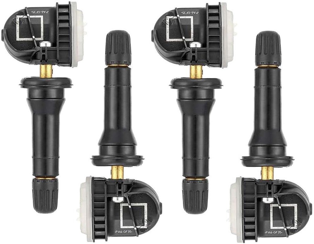 Bandenspanningssensor - TPMS sensor - Veilig Rijden - Metaal en Koper - 4 stuks - Niet gespecificeerd