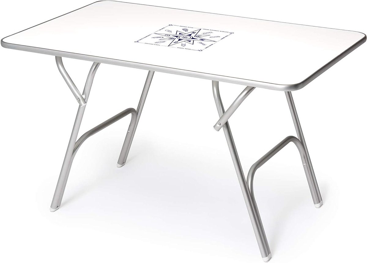 Tafelblad Boot - Marine Tafel - Eten op Water - Waterdicht Melamine - 120 x 75 cm - Wit