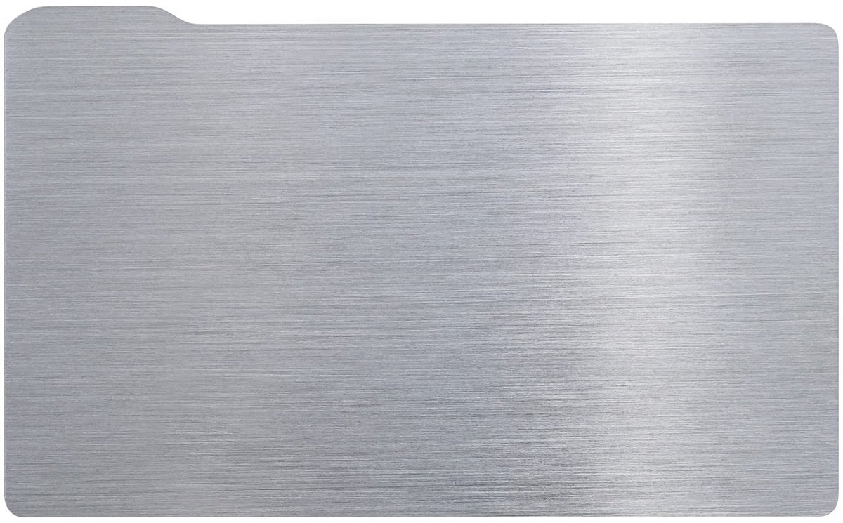 aladdien - Veerstaal plaatblad - Flexibel en magnetisch - 138x85mm - Geschikt voor Creality LD-002H - Hars 3D-printer - Staal