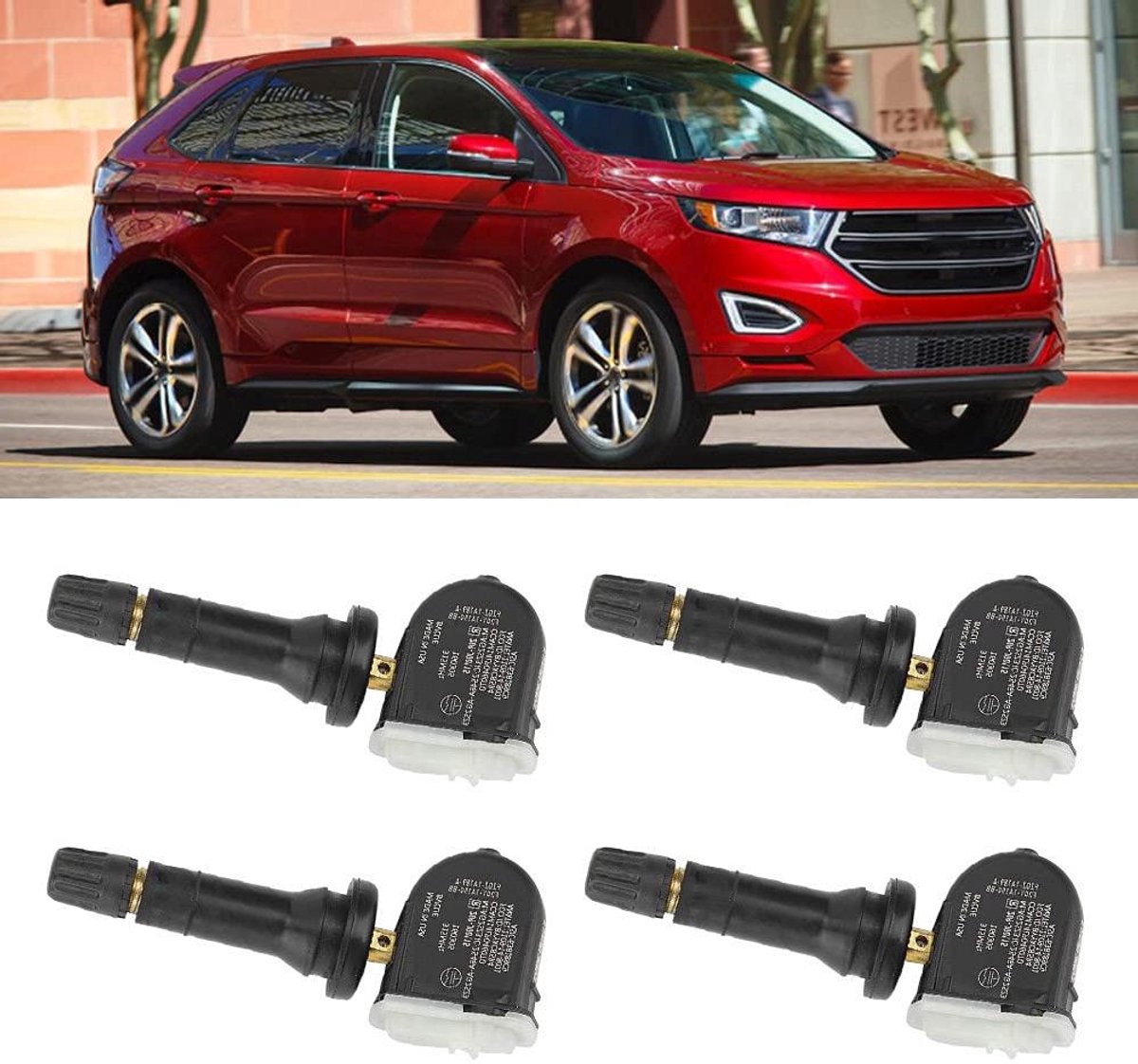 Banden Druk Sensor - TPMS Sensor - Veiliger Rijden - Hoge Gevoeligheid - 101 g - Zwart