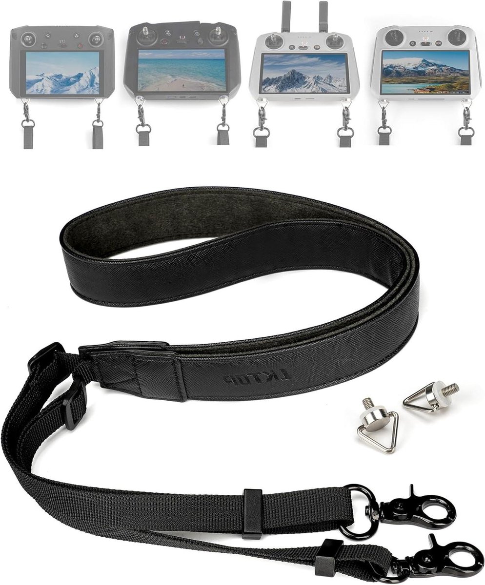 Omhangkoord Controller - Halsbandlus Lanyard - Drones Besturen - Verstelbare Lengte - 125-160 cm - Zwart