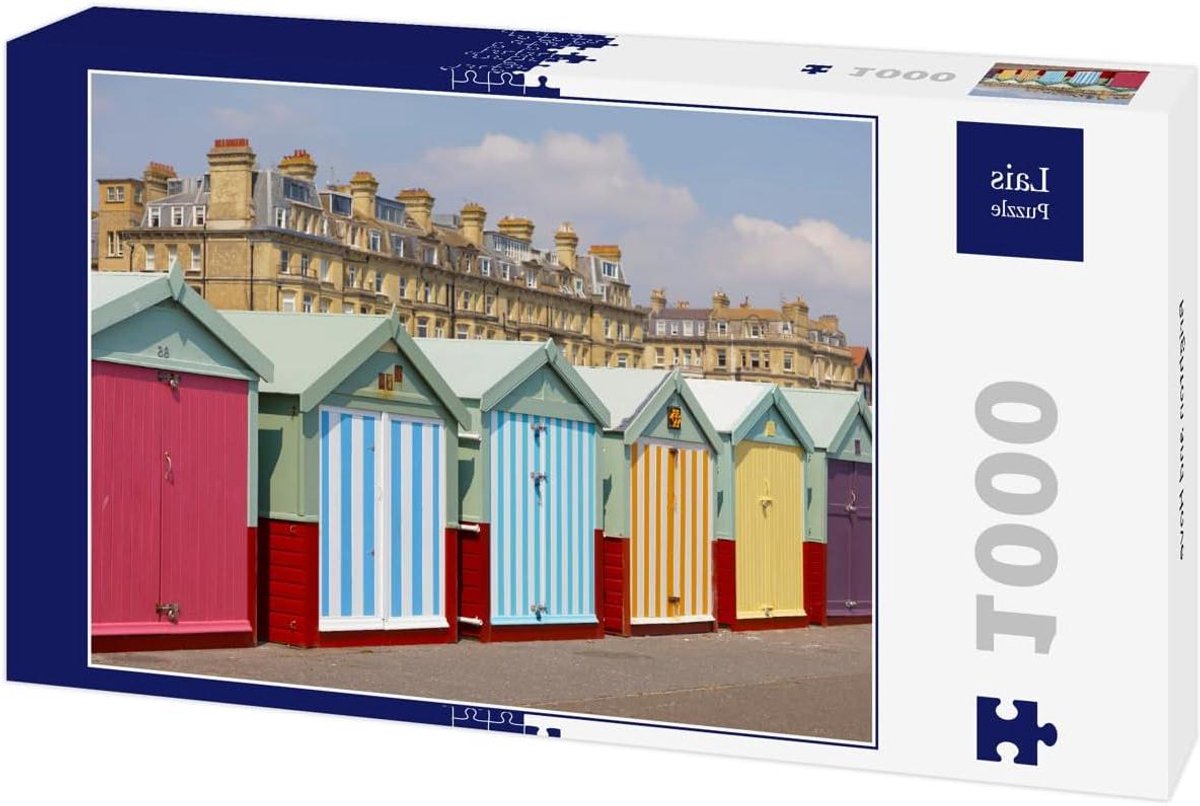 Legpuzzel Brighton - Puzzel 1000 stukjes - Ontspannen Vrije Tijd - Gedetailleerd Stadsgezicht - 60 x 46 cm - Meerdere Kleuren