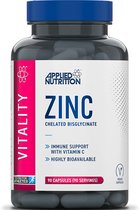Mineralen - Zinc Vegan 90 Tablets - Applied Nutrition -