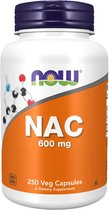 Now Foods - NAC - 600 mg per capsule - 250 capsules