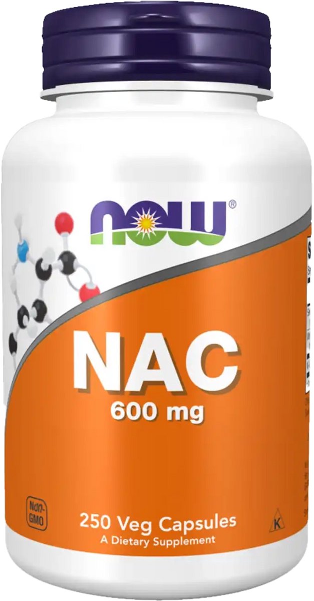 Now Foods - NAC - 600 mg per capsule - 250 capsules