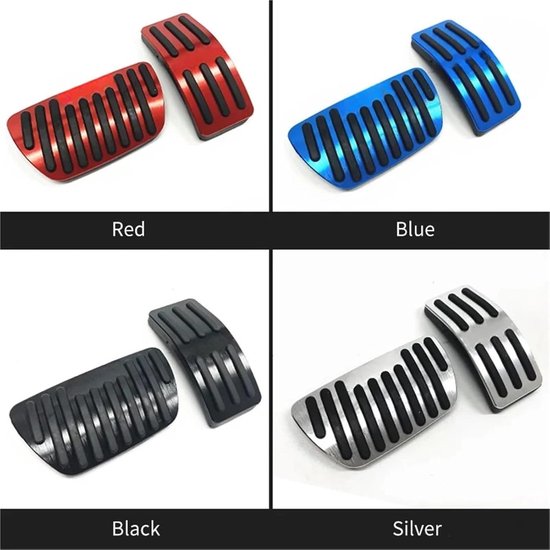 Auto Pedaalhoezen - Voetpedaal Covers - Verbeter Rijveiligheid - Antislip Rubber - Set van 2 - Metaal — afbeelding 3