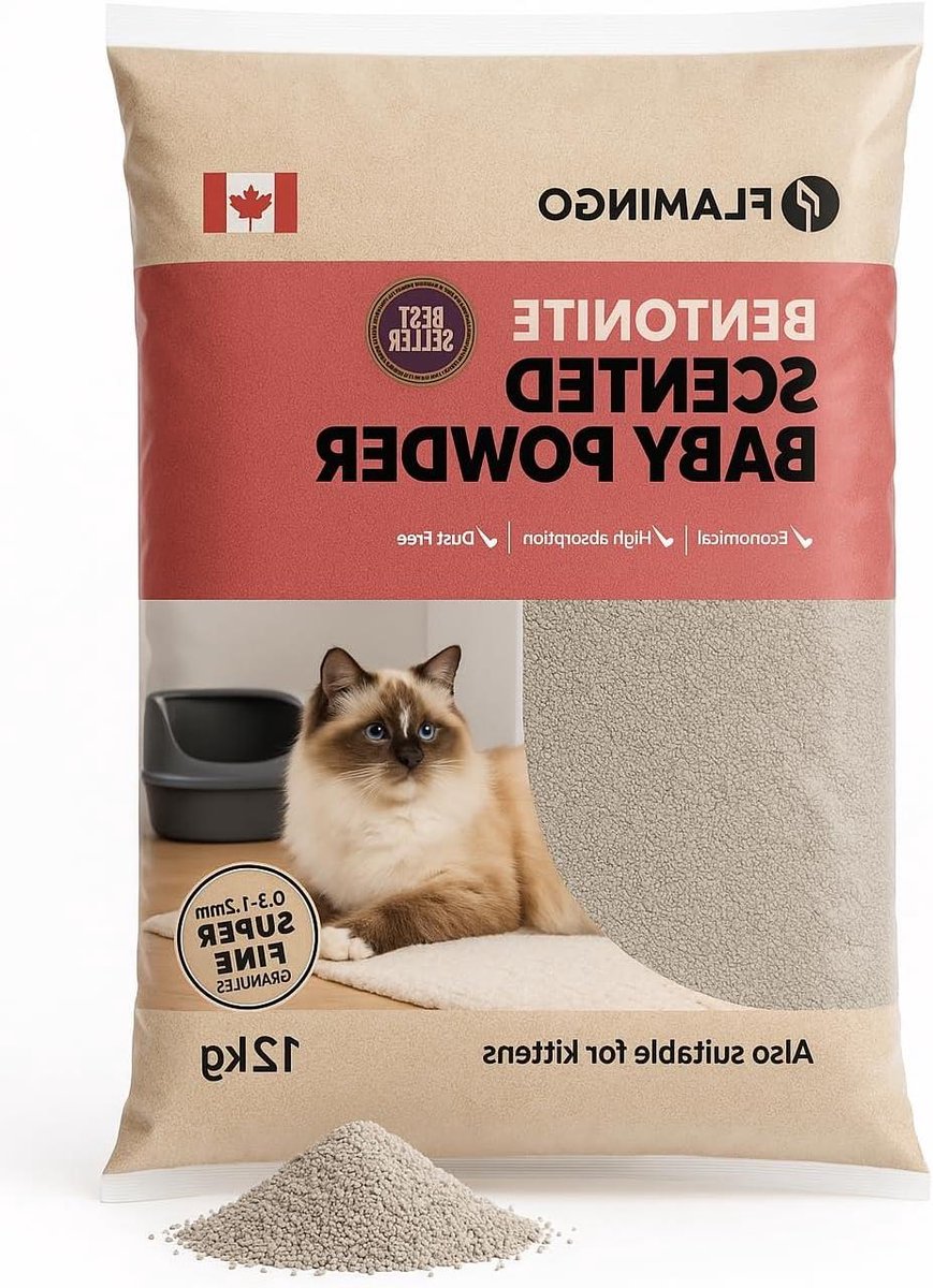 Kattenbakvulling Klontvormend - Fijne Korrels - Frisse Kattenbak - Stofarm en Geurbindend - 12 Kilogram - Niet Van Toepassing