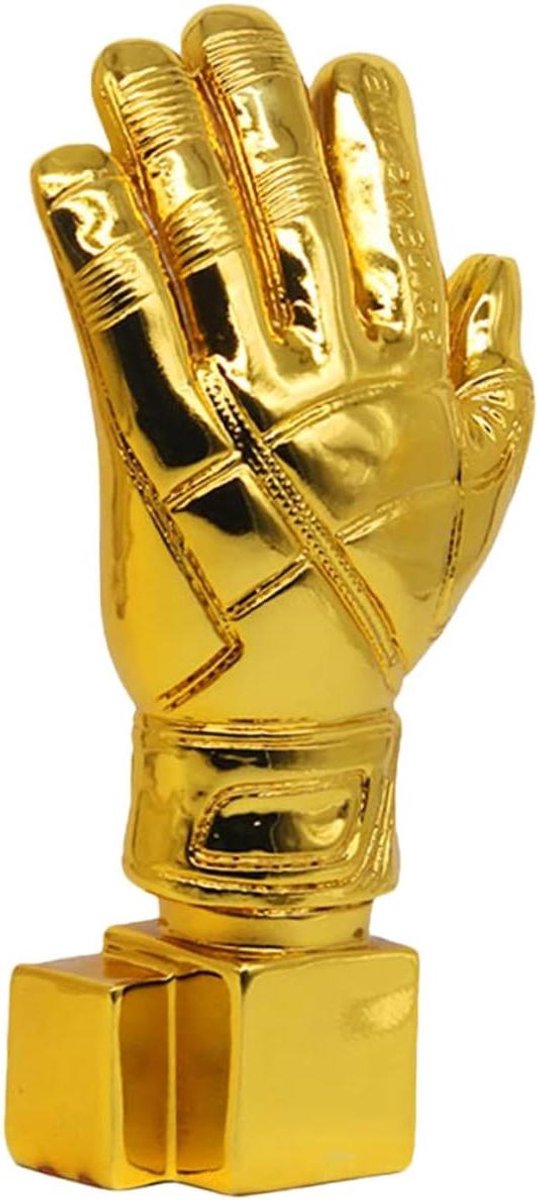 Voetbal Trofee - Keeper Prijs - Wedstrijd Prijsuitreiking - Elegante Uitstraling - 26 cm Hoog - Goud