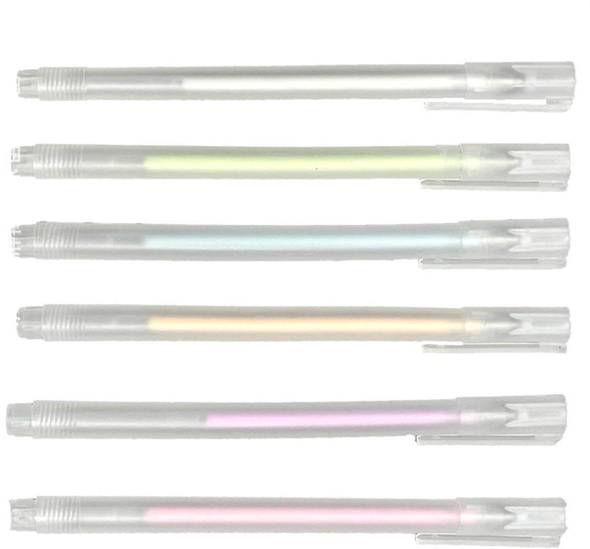 Lijmpennen Set - Lijmrollers - Papier Knutselen - Sneldrogend Permanent - 6 Stuks - Kleurrijk
