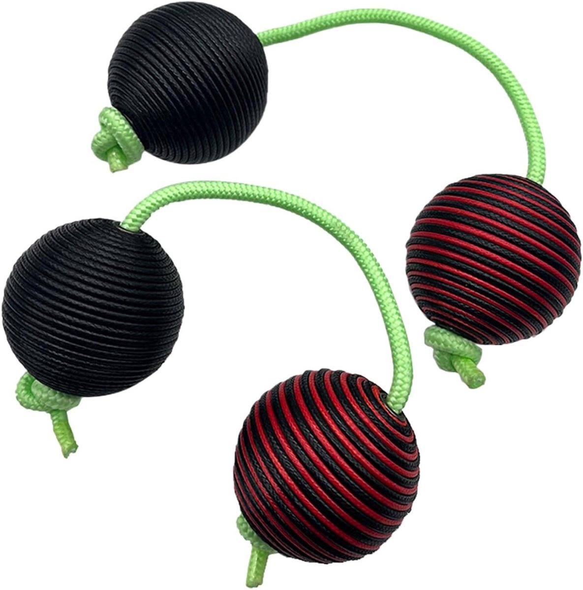 Ritmische Bal - Percussie Shaker - Muziek Maken - Ergonomische Grip - 21 cm Lengte - Zwart Rood