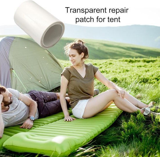Reparatiepleisters - Waterdicht TPU - Opblaasbare items - Weerbestendige hechting - 7 x 200 cm - Transparant — afbeelding 4