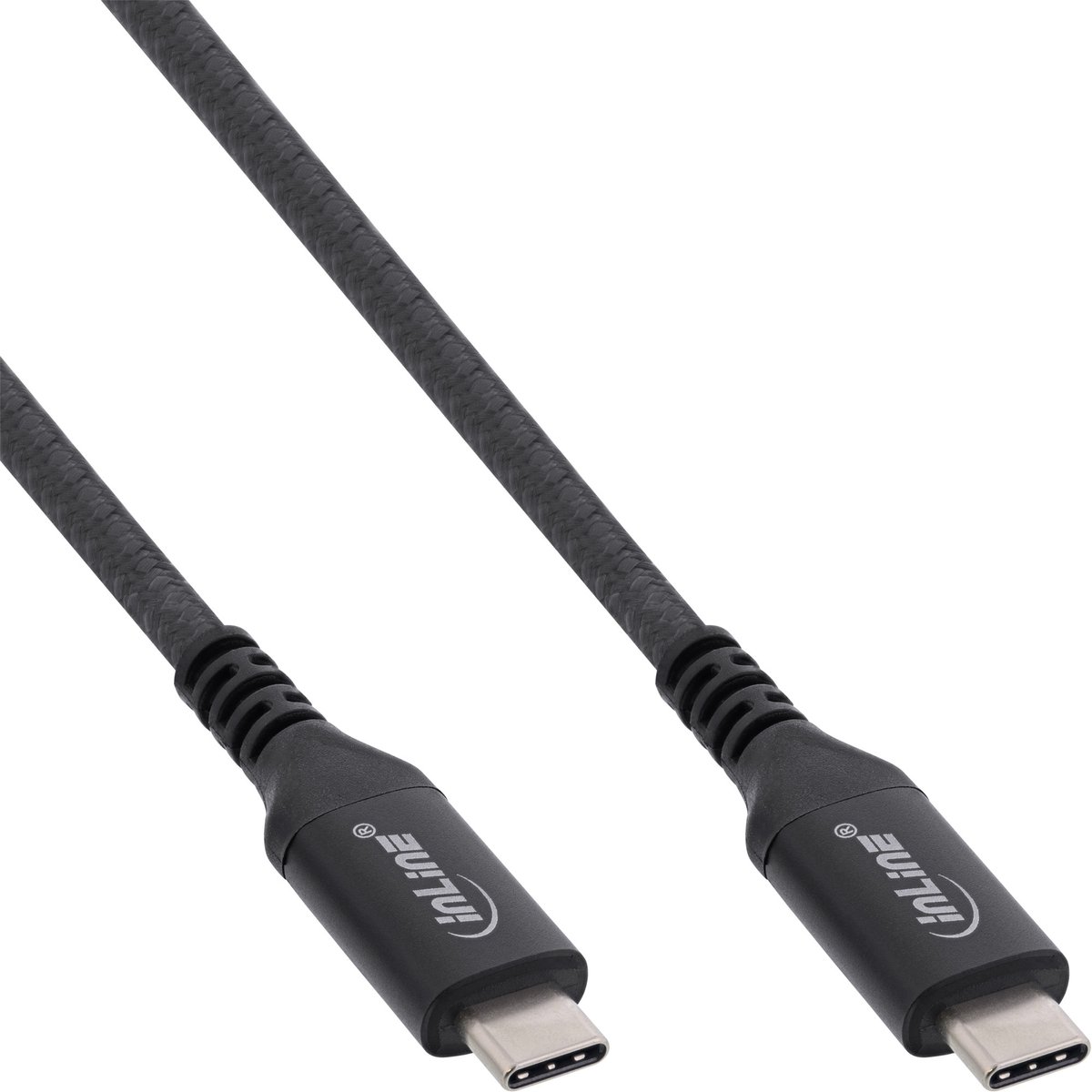 USB-C Kabel - USB 4 Gen 3x2 - 0,5 meter - Zwart